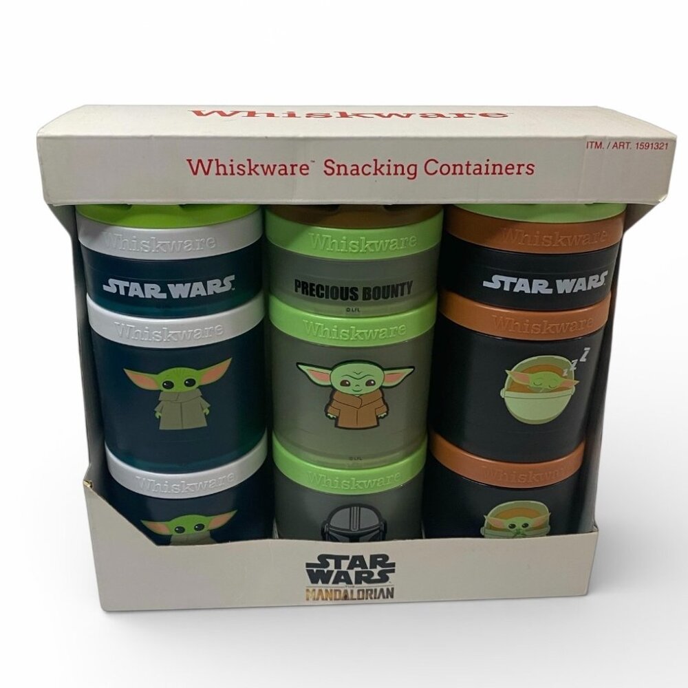 Whiskware Star Wars the Mandalorian Snacking Containers Combo 3 Pack